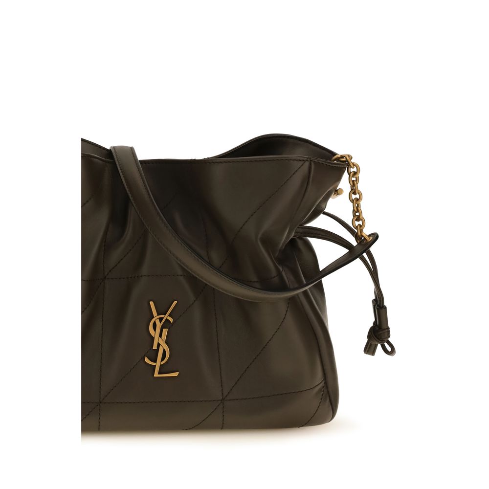 Bicolor Lamb Ovis Aries Aries Clutch Bag Saint Laurent