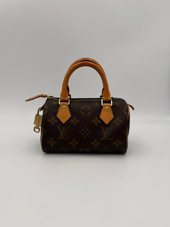 LOUIS VUITTON Nano Speedy Monogram Handbag Louis Vuitton
