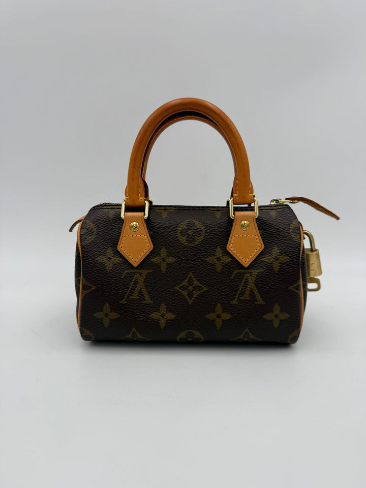 LOUIS VUITTON Nano Speedy Monogram Handbag Louis Vuitton