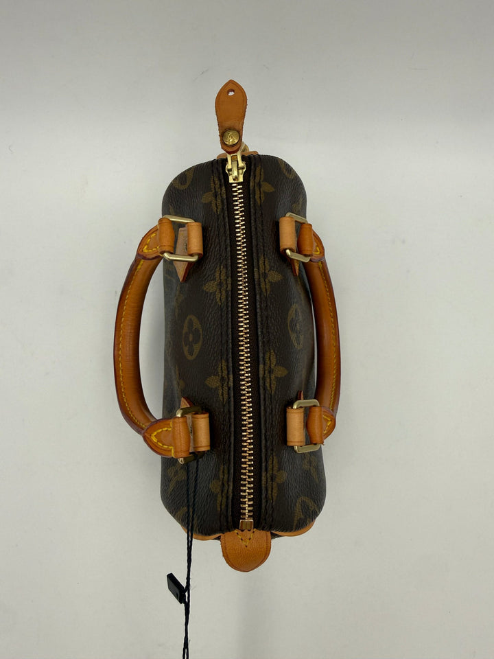 LOUIS VUITTON Nano Speedy Monogram Handbag Louis Vuitton