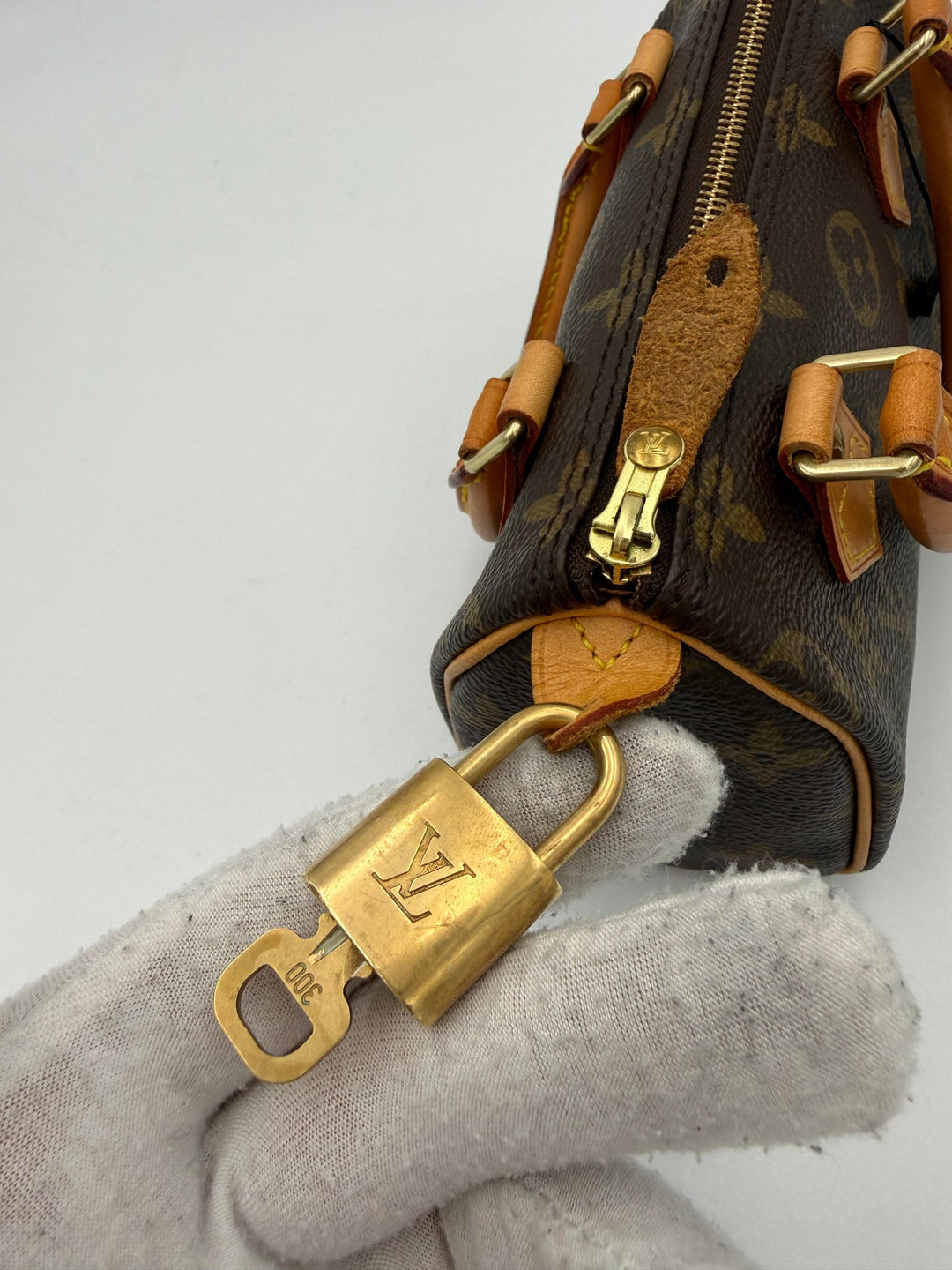 LOUIS VUITTON Nano Speedy Monogram Handbag Louis Vuitton