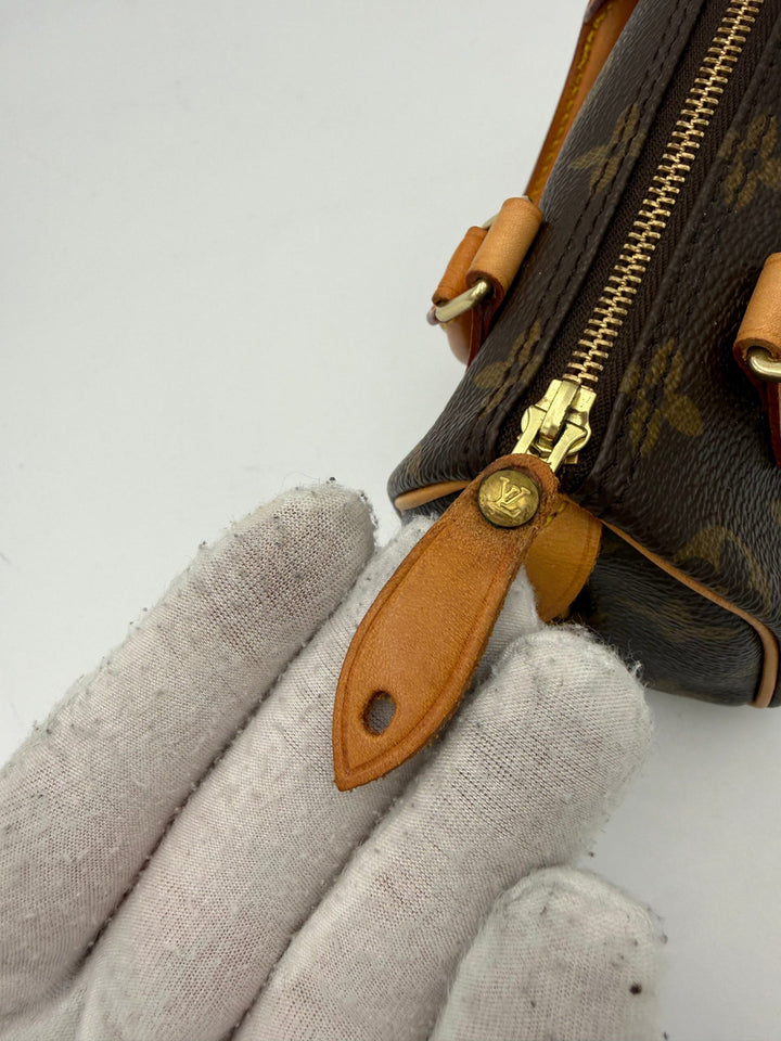 LOUIS VUITTON Nano Speedy Monogram Handbag Louis Vuitton