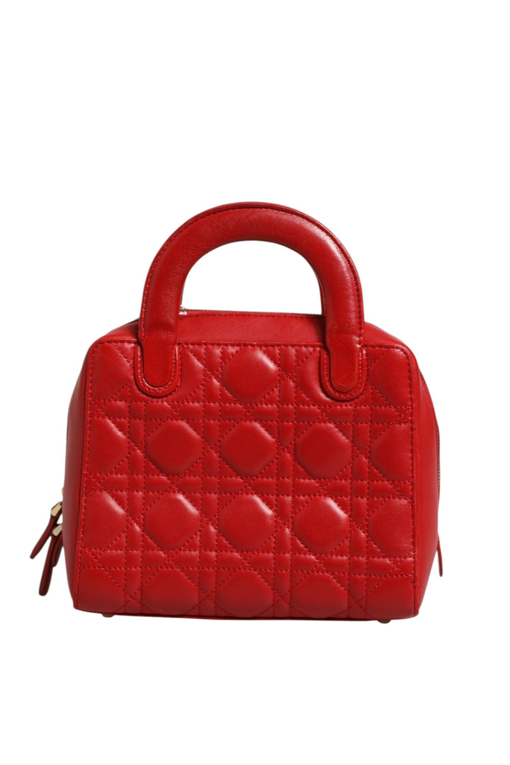 Small Dior Toujours Bag Black Macrocannage Calfskin Christian Dior