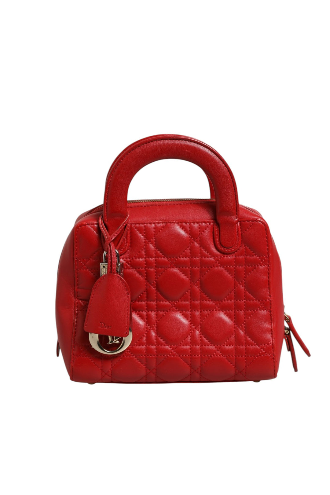 Small Dior Toujours Bag Black Macrocannage Calfskin Christian Dior