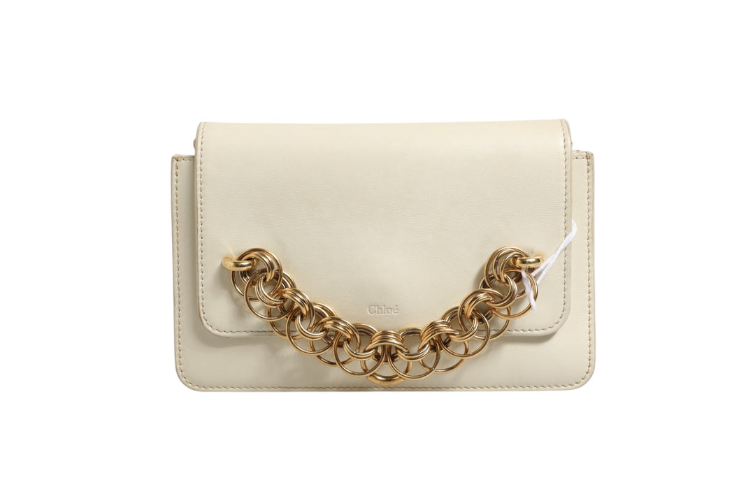 Drew Bijou Leather Clutch Small Chloé