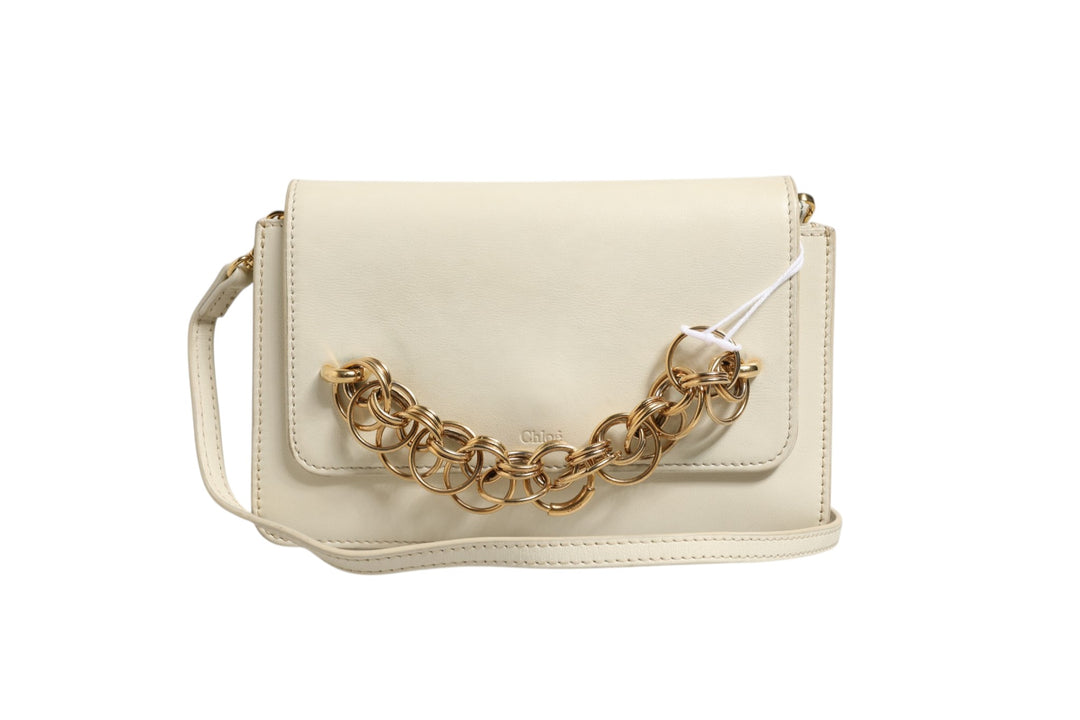 Drew Bijou Leather Clutch Small Chloé