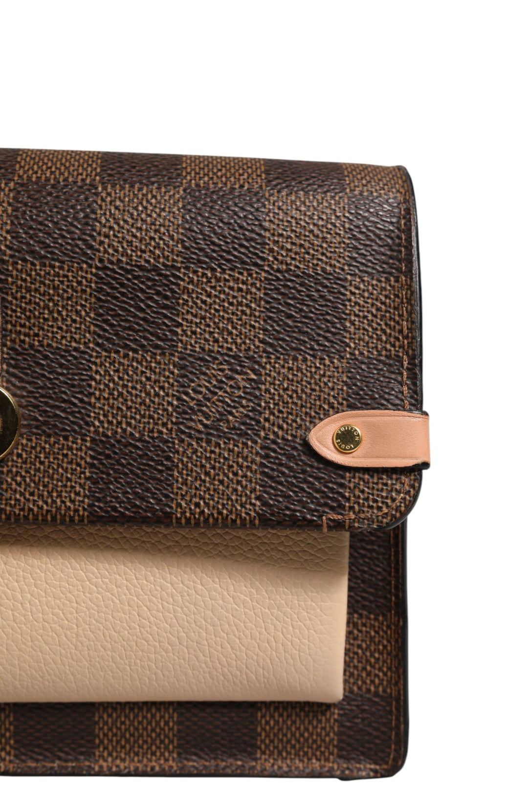 Damier Ebene Vavin Chain Wallet Louis Vuitton