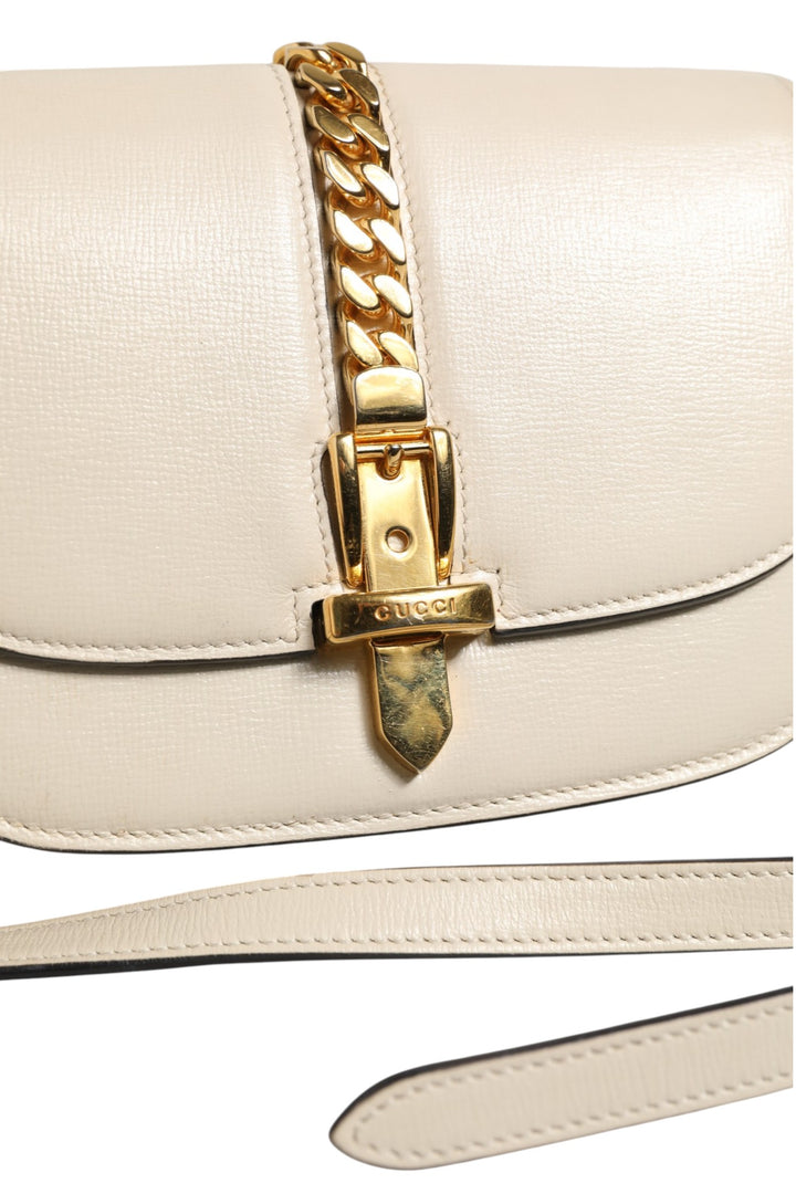 Sylvie 1969 Mini Leather Shoulder Bag Gucci
