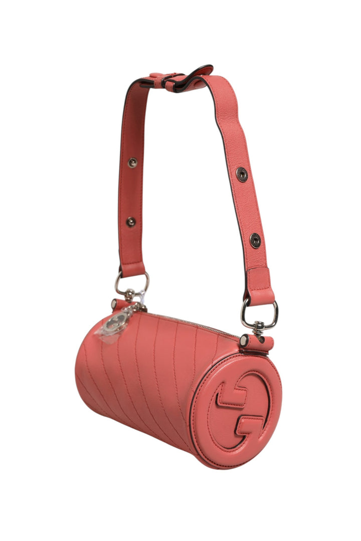 Blondie Mini Shoulder Bag Pink Leather Gucci