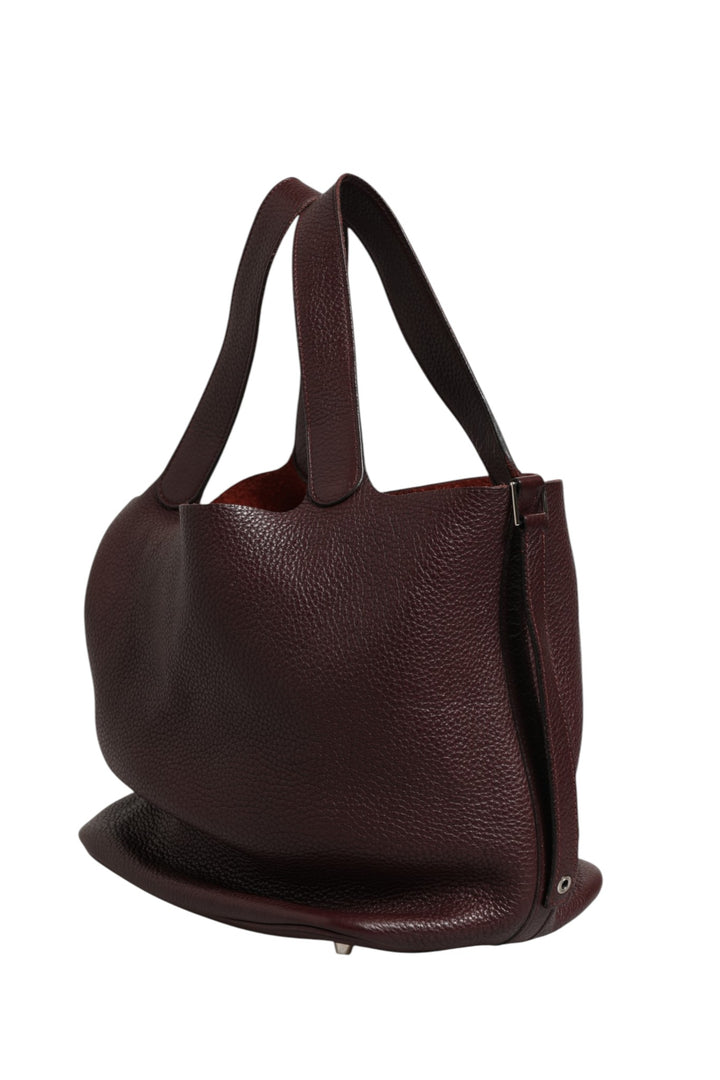 Picotin Taurillon Clemence Chocolate Handbag Hermès