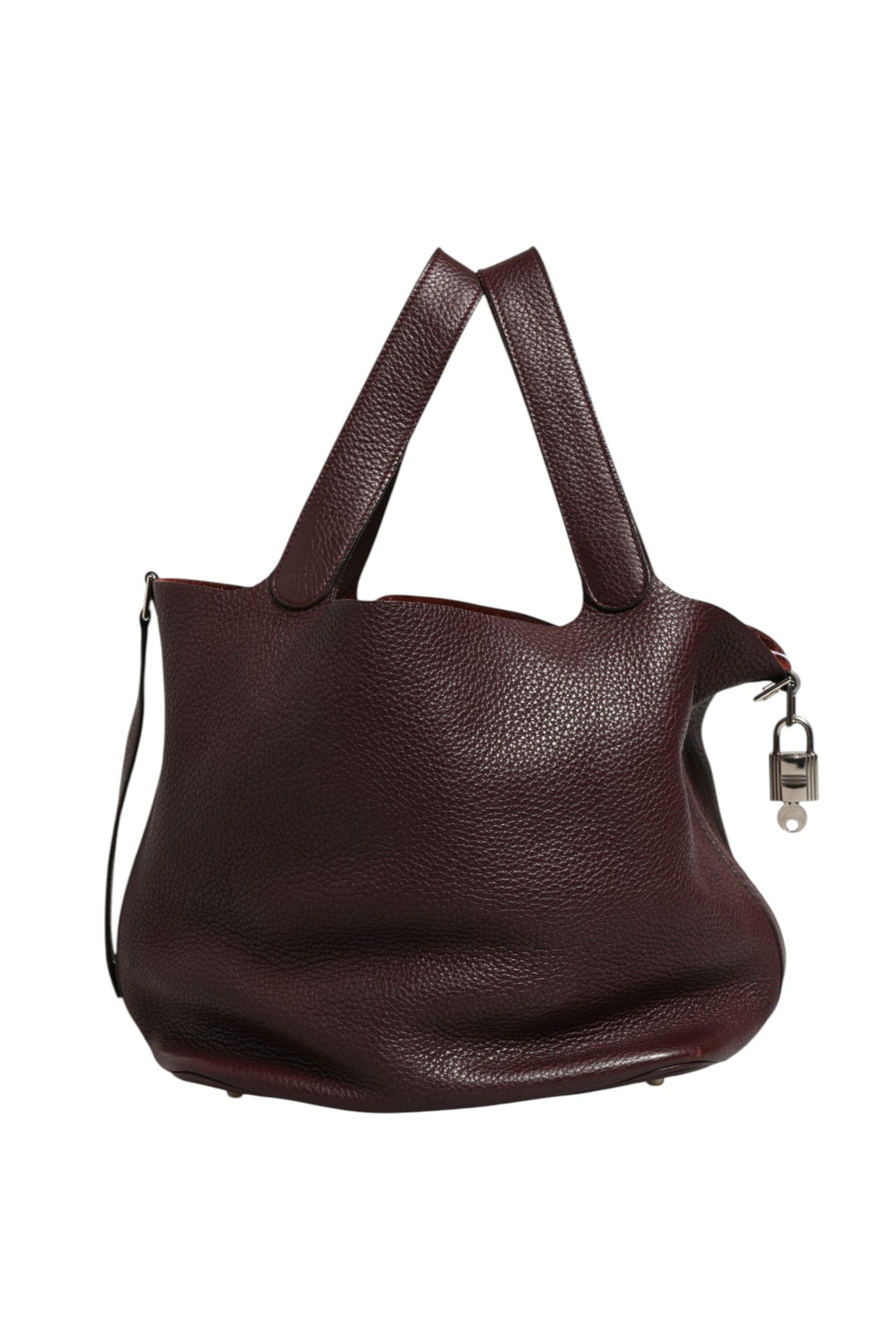 Picotin Taurillon Clemence Chocolate Handbag Hermès