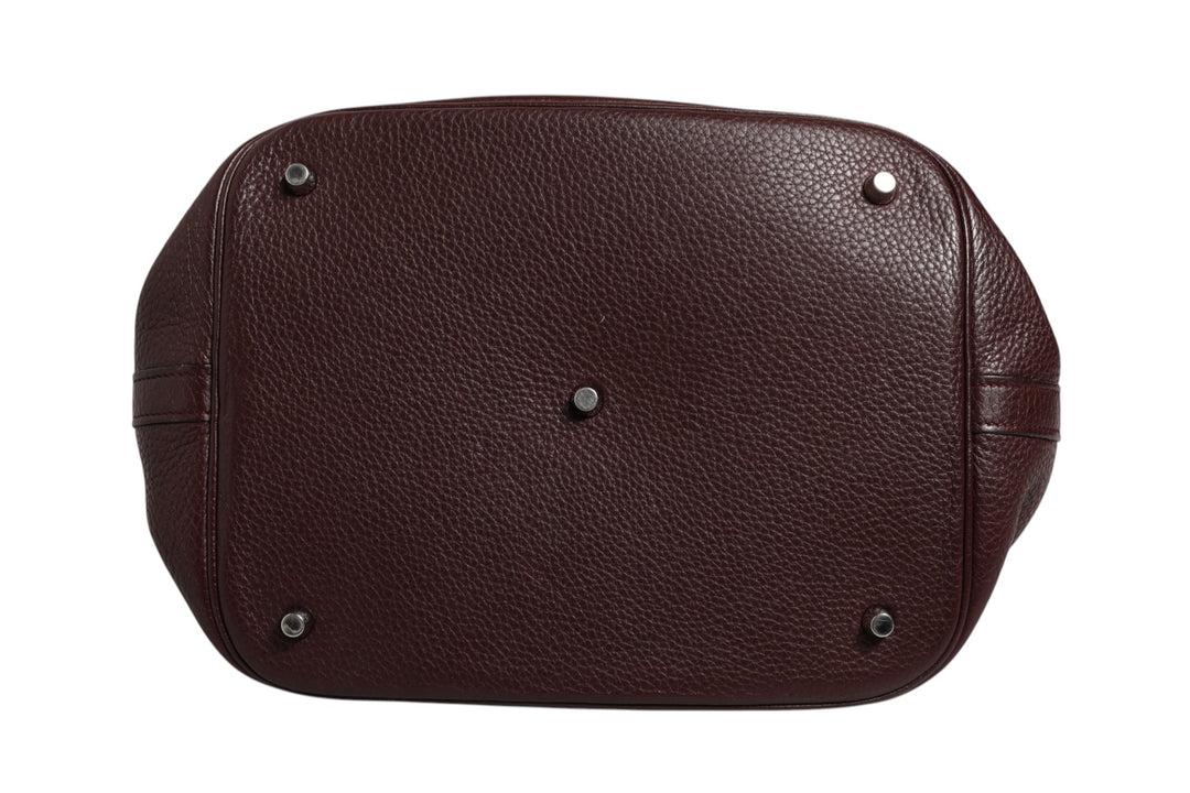 Picotin Taurillon Clemence Chocolate Handbag Hermès