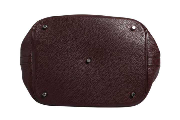 Picotin Taurillon Clemence Chocolate Handbag Hermès