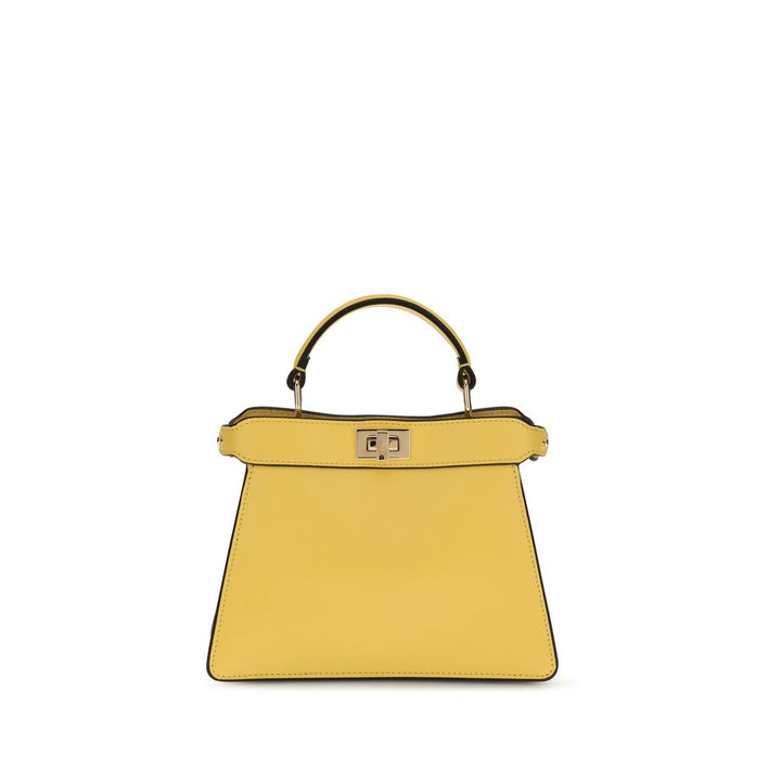 Bicolor Calf Leather Bos Taurus Handbag Fendi