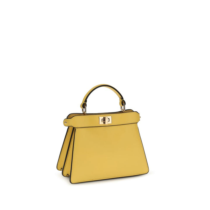 Bicolor Calf Leather Bos Taurus Handbag Fendi