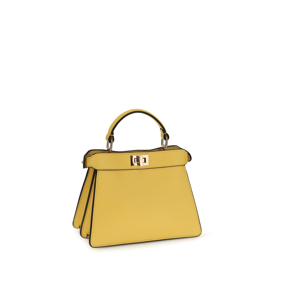 Bicolor Calf Leather Bos Taurus Handbag Fendi