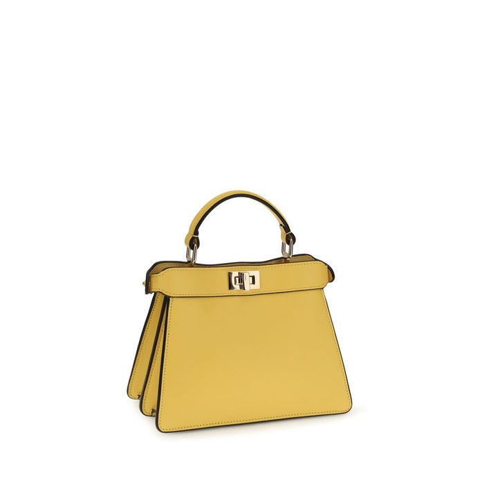 Bicolor Calf Leather Bos Taurus Handbag Fendi