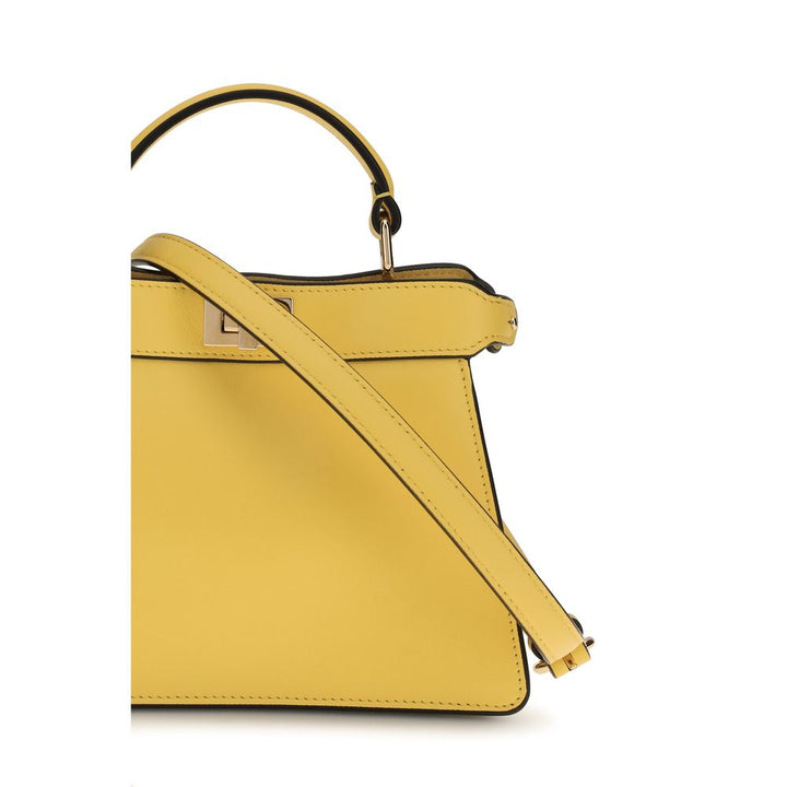 Bicolor Calf Leather Bos Taurus Handbag Fendi