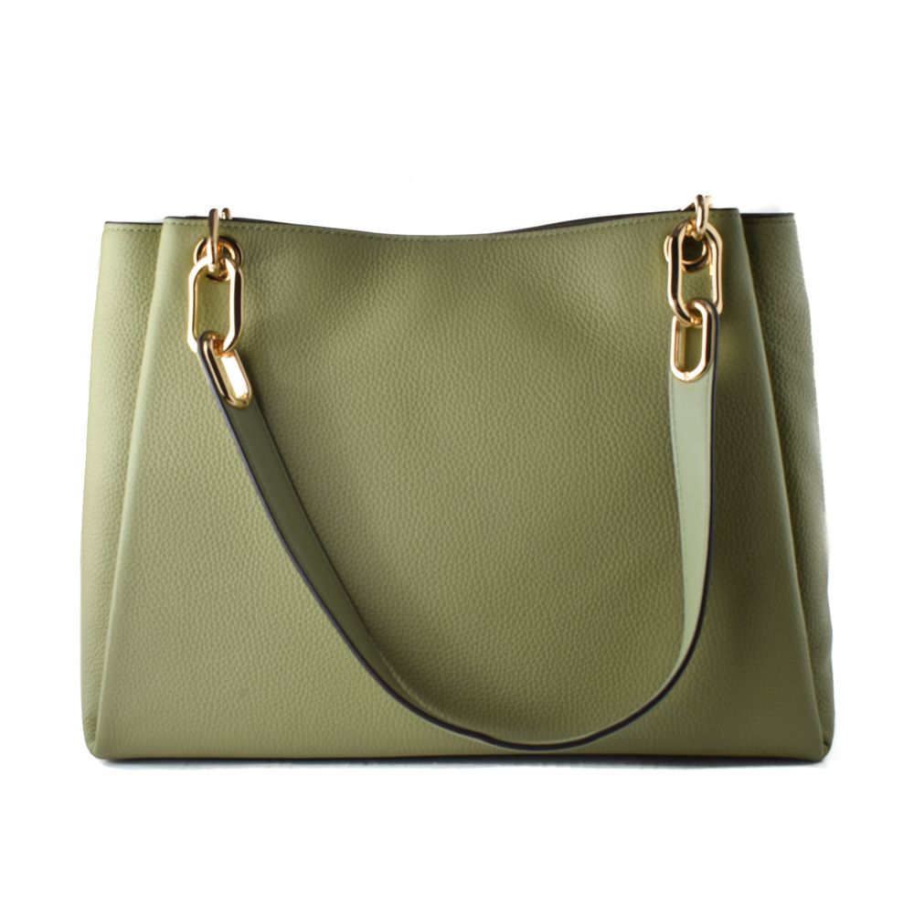 Bicolor Leather Handbag Michael Kors