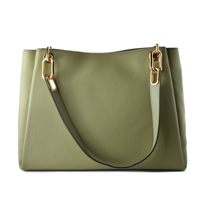 Bicolor Leather Handbag Michael Kors