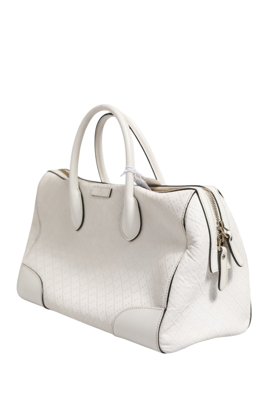 Medium Diamante Leather Boston Bag Gucci