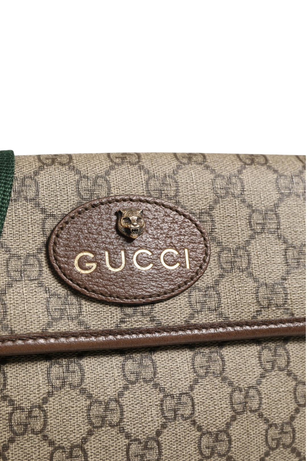 Supreme Monogram Neo Vintage Web Belt Bag Brown Gucci
