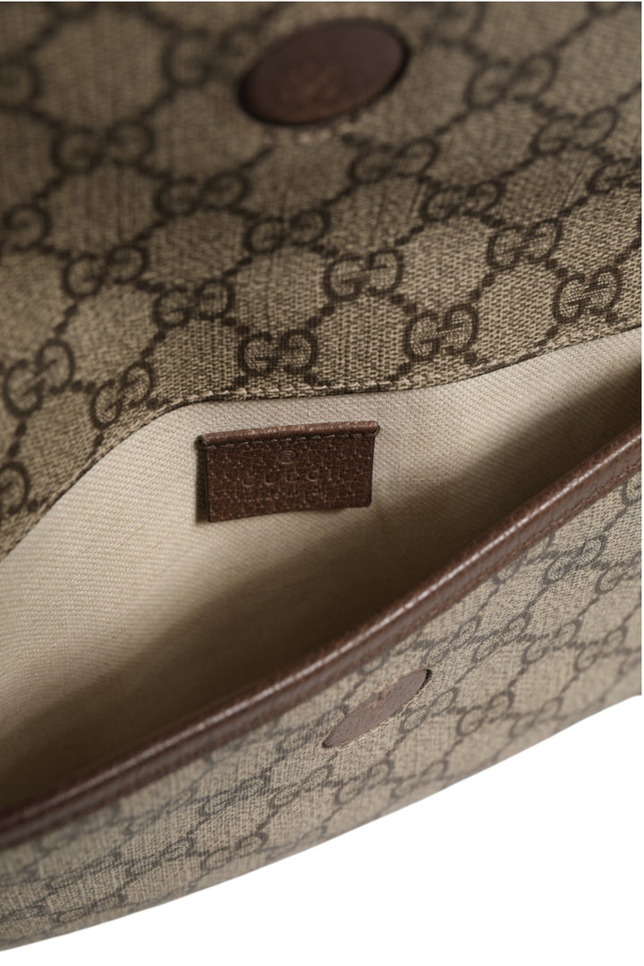 Supreme Monogram Neo Vintage Web Belt Bag Brown Gucci