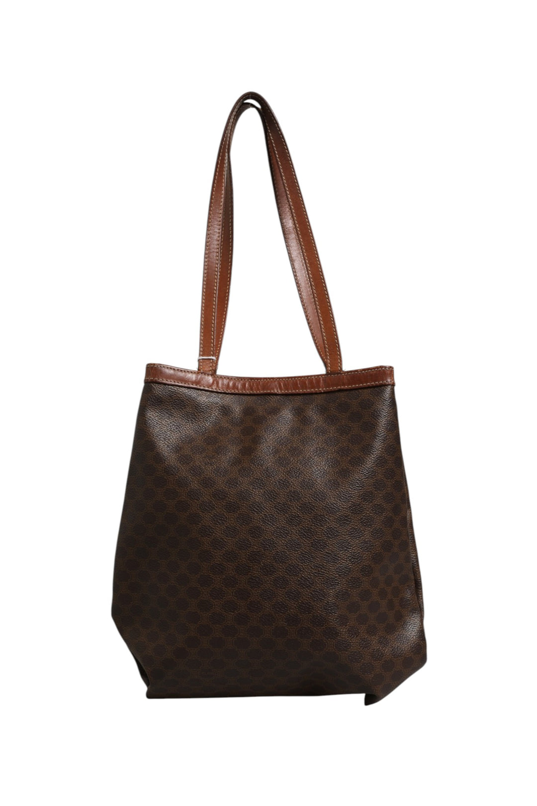 Macadam Canvas Shoulder Tote Bag Celine