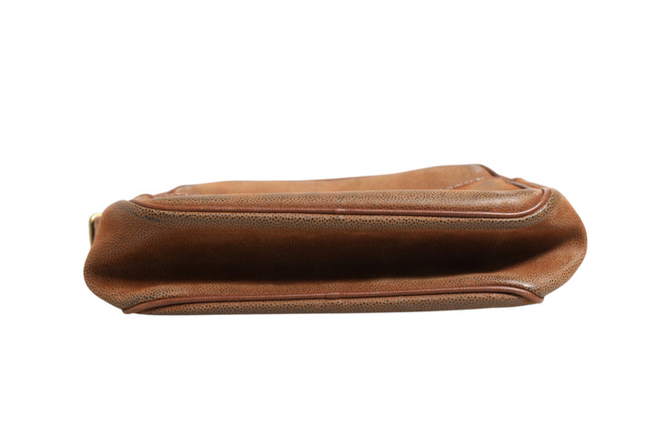 Brown and Gold Crossbody Bag Burberry