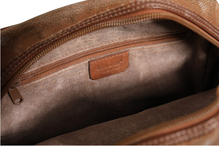 Brown and Gold Crossbody Bag Burberry