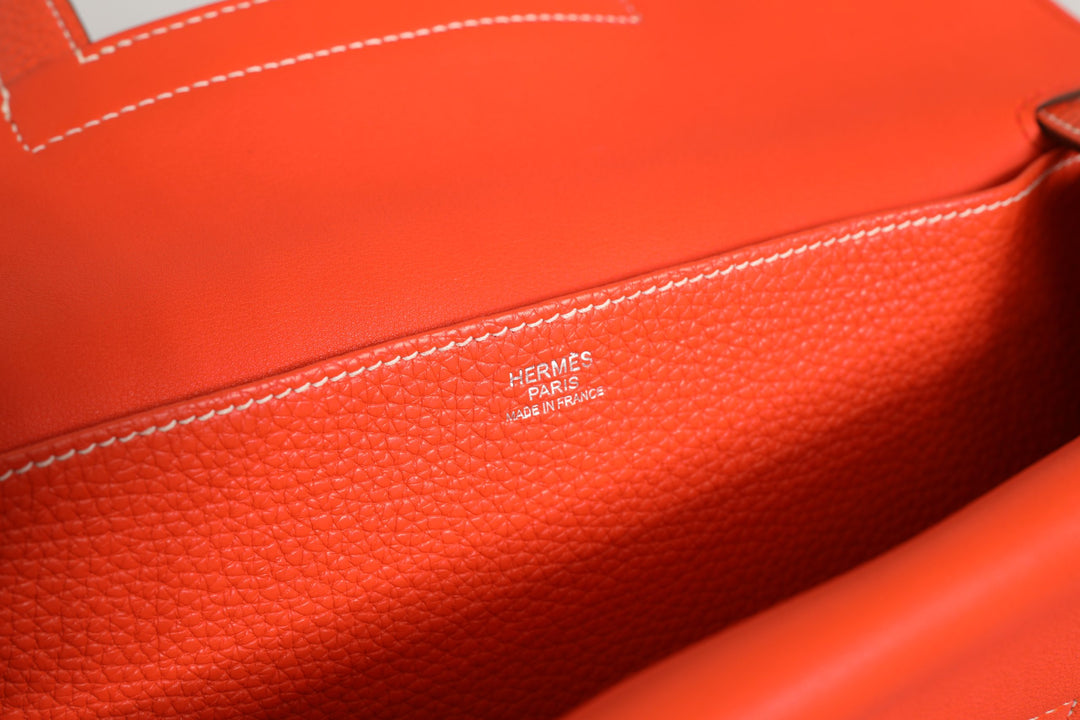 Rouge Casaque Clemence Halzan 31 Palladium Hardware Hermès
