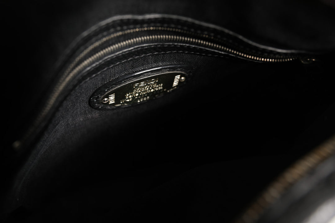 Selleria Leather Messenger Crossbody Bag Fendi