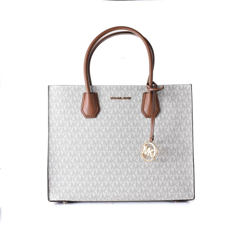 Gray Leather Handbag Michael Kors