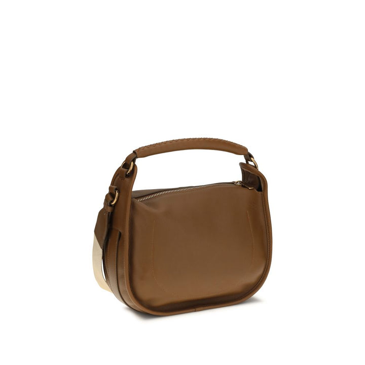 Brown Calf Leather Bos Taurus Shoulder Bag Burberry