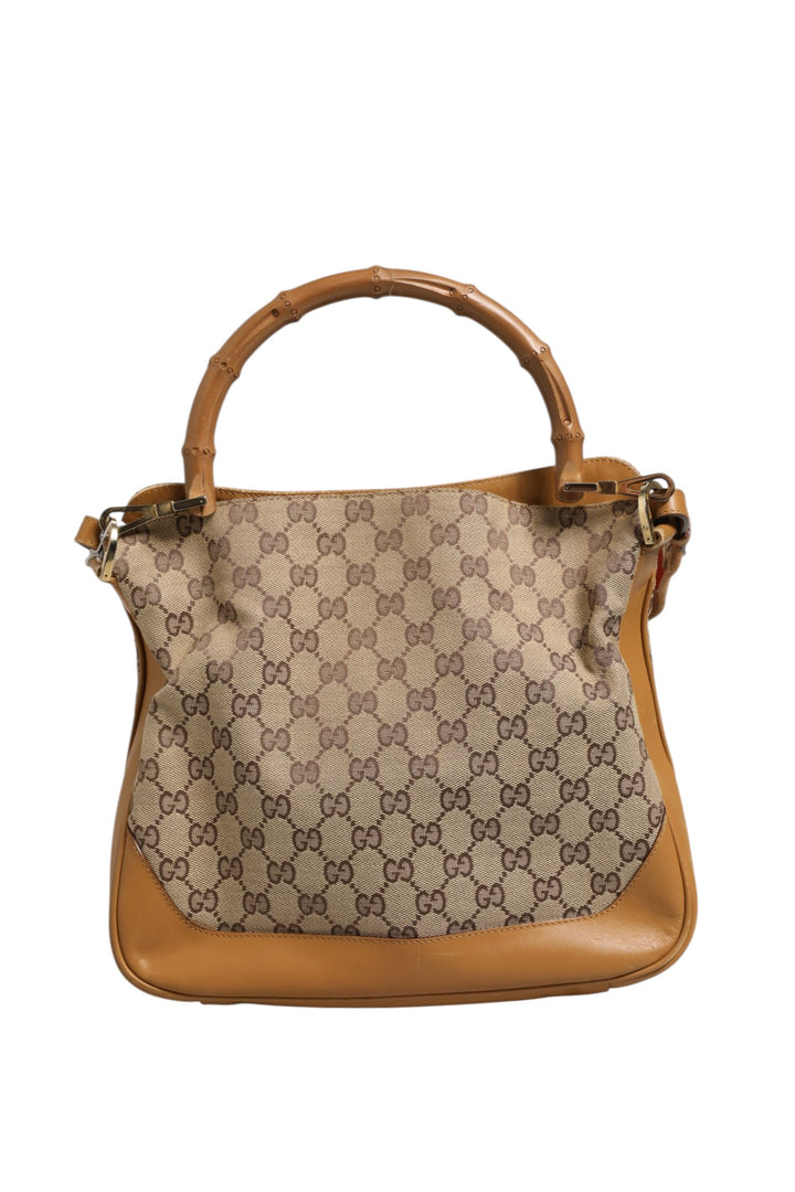 Diana Small Shoulder Bag in GG Canvas Gucci