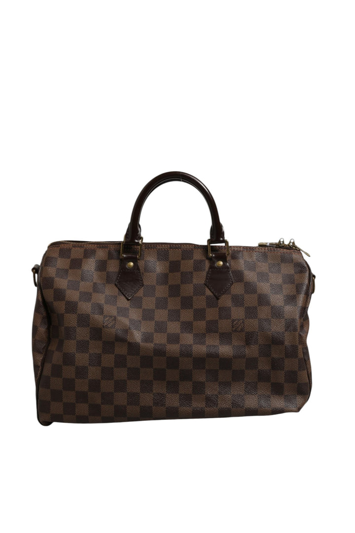Speedy Bandoulière 35 Damier Ebene Louis Vuitton