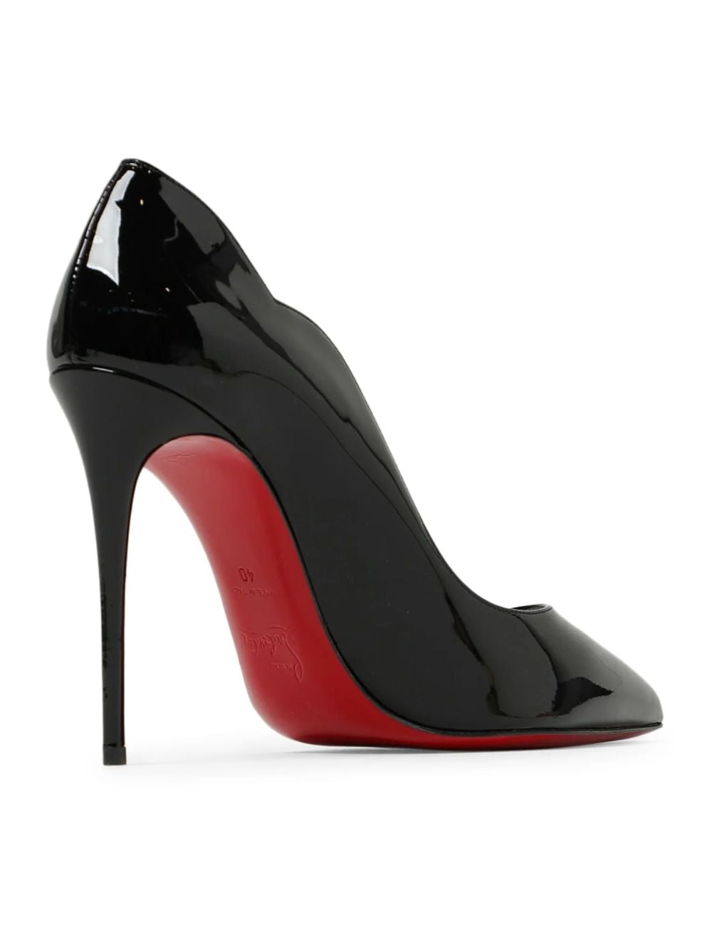 Black Patent Leather Hot Chick Pumps 100 Christian Louboutin