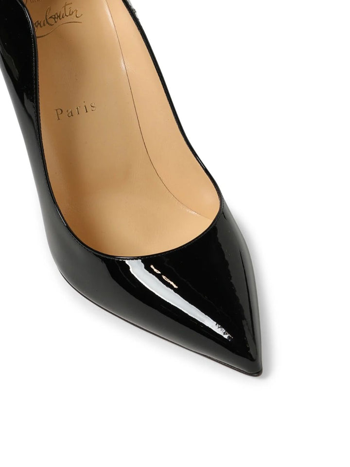 Black Patent Leather Hot Chick Pumps 100 Christian Louboutin