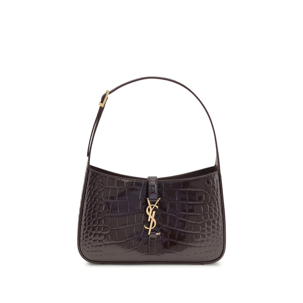 Bordeaux Crocodile Shoulder Bag Saint Laurent