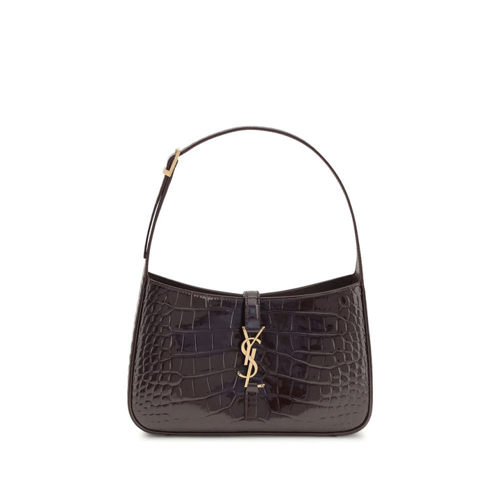 Bordeaux Crocodile Shoulder Bag Saint Laurent