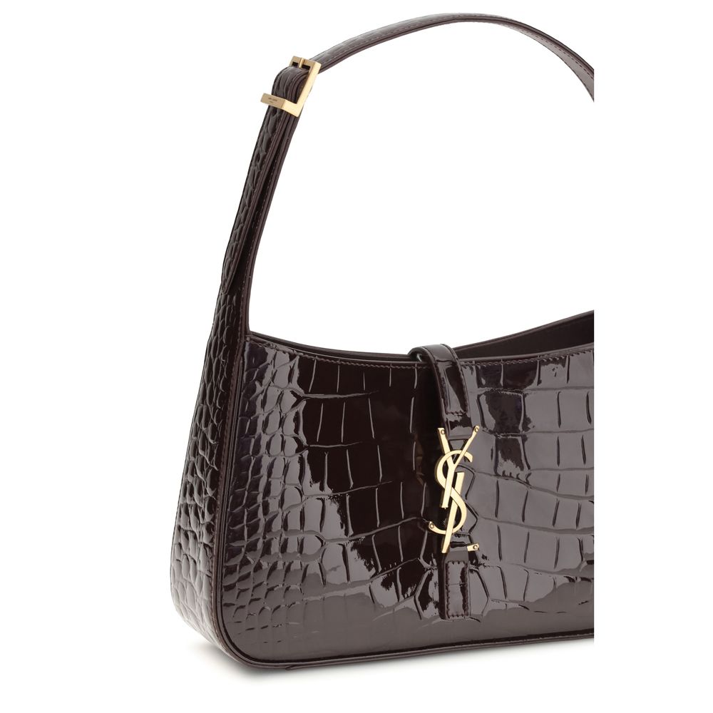 Bordeaux Crocodile Shoulder Bag Saint Laurent