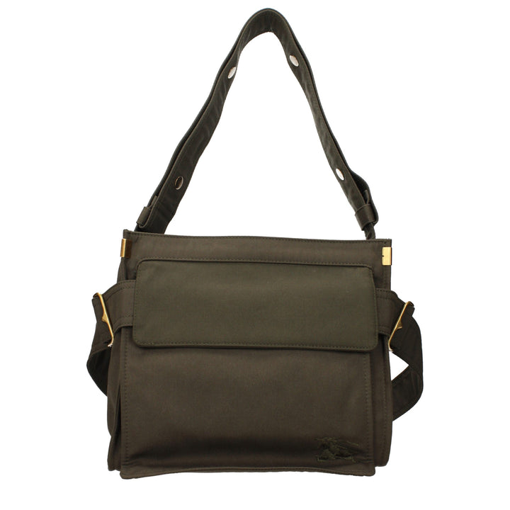 Green Fabric Shoulder Bag Burberry