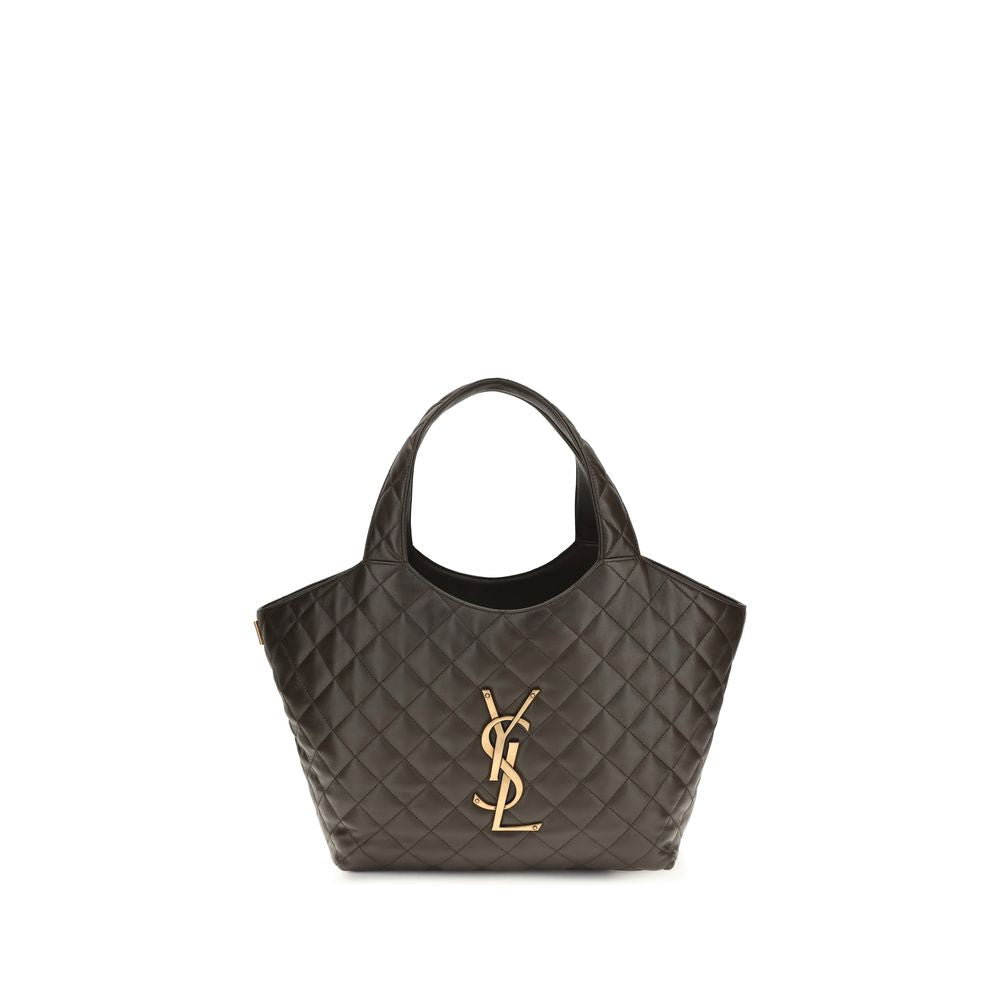 Bicolor Napa Leather / Calf Bos Taurus Shoulder Bag Saint Laurent