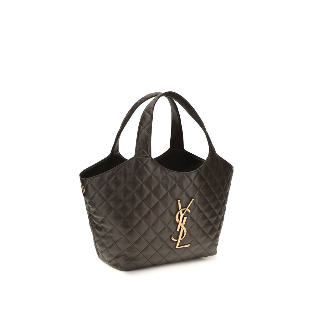 Bicolor Napa Leather / Calf Bos Taurus Shoulder Bag Saint Laurent