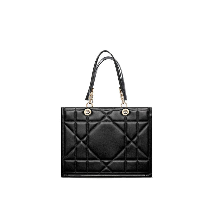 Black Leather Tote Bag Dior