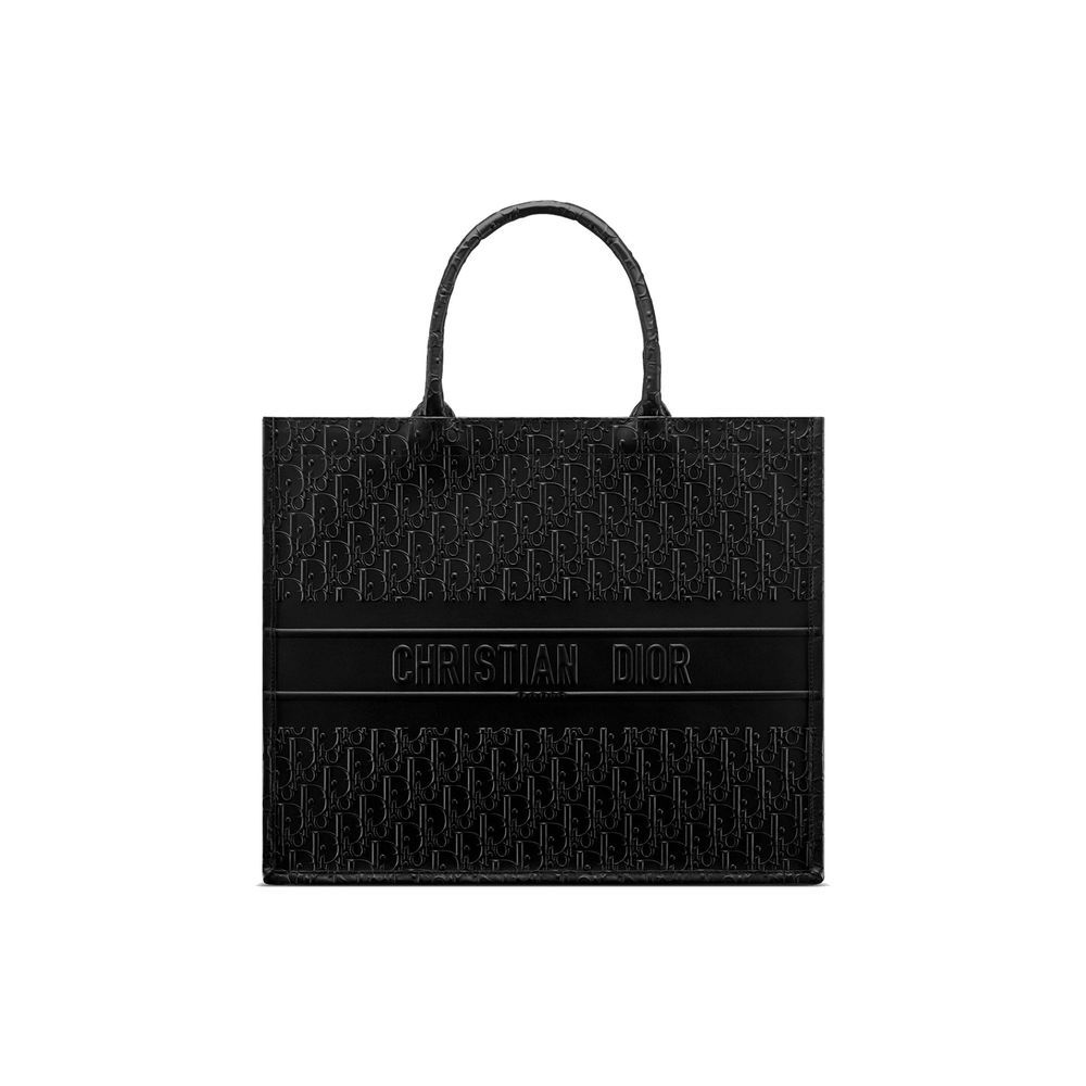 Black Calfskin Tote Bag Dior