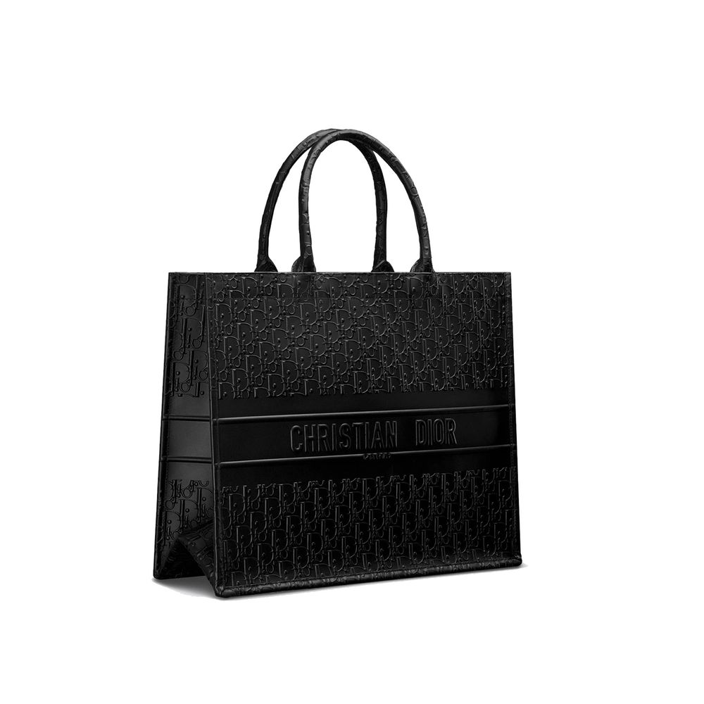 Black Calfskin Tote Bag Dior