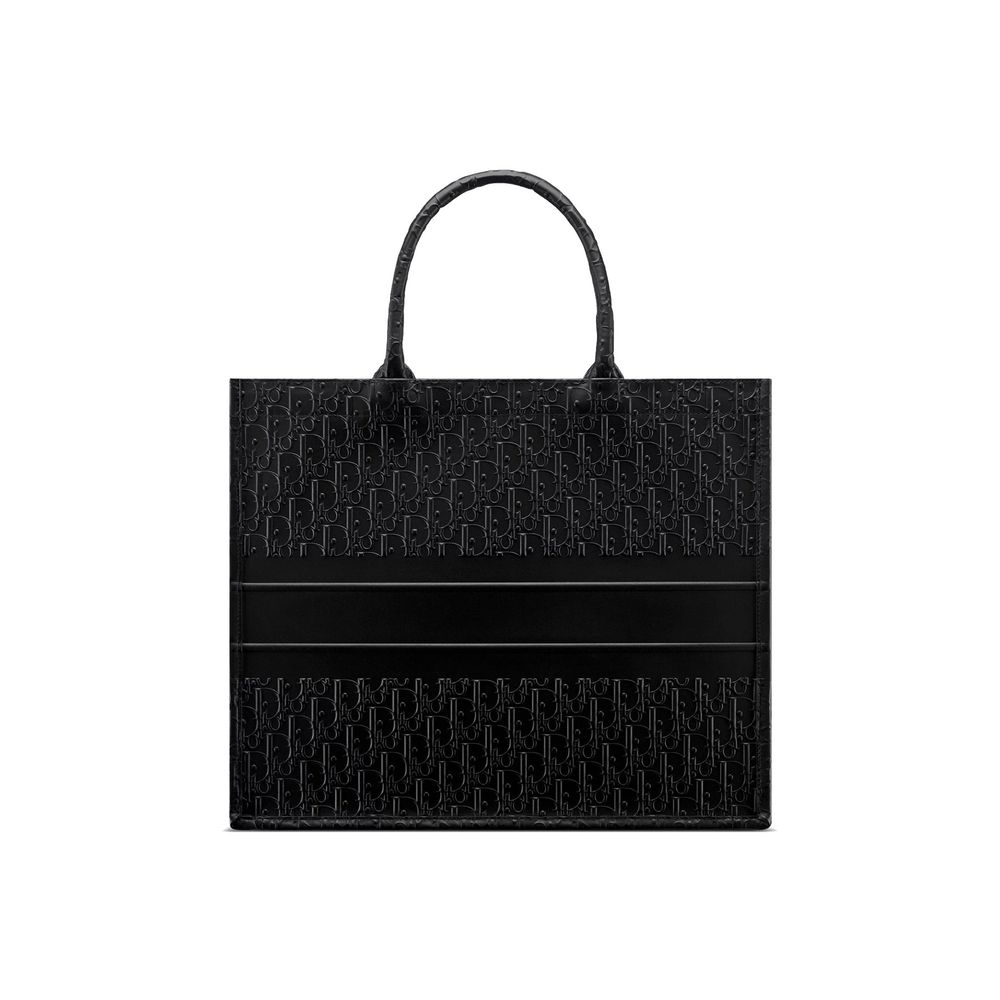 Black Calfskin Tote Bag Dior