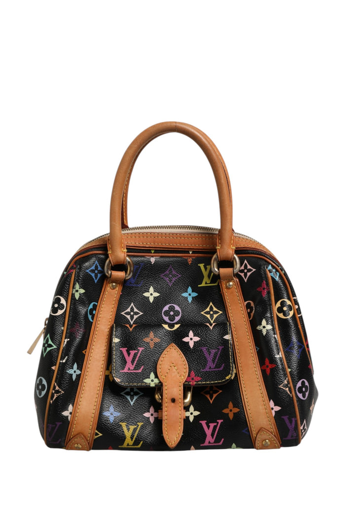 Black Monogram Multicolor Canvas Priscilla Handbag Louis Vuitton