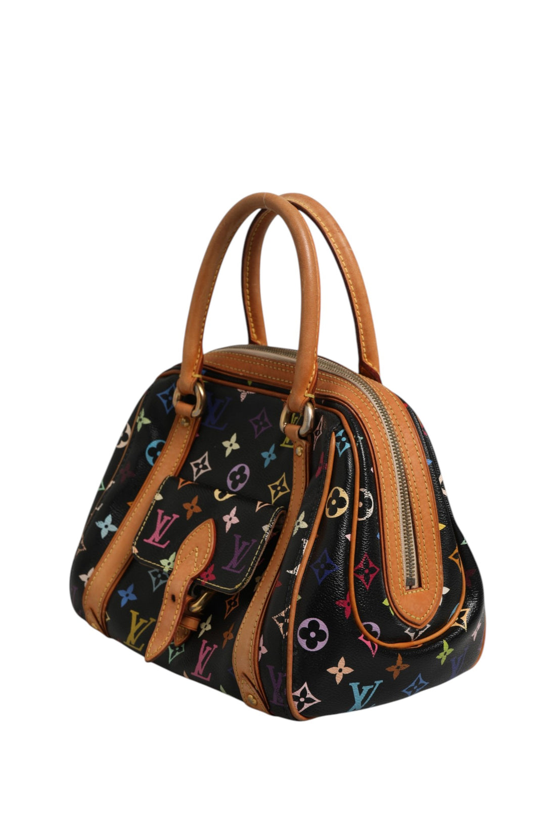 Black Monogram Multicolor Canvas Priscilla Handbag Louis Vuitton
